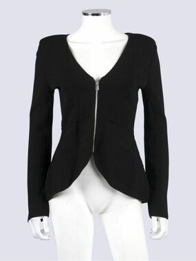 Witchery zip up knit cardigan sweater top